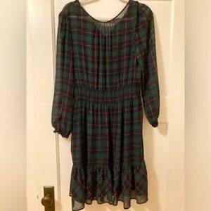 J crew plaid dress